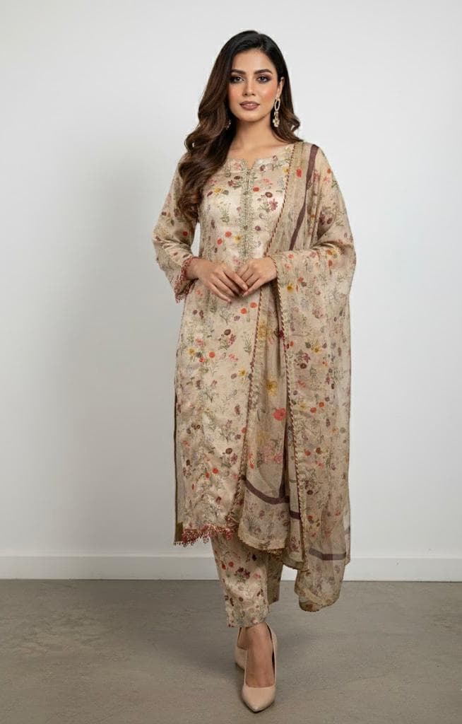 Floral Silk sensation 3pc