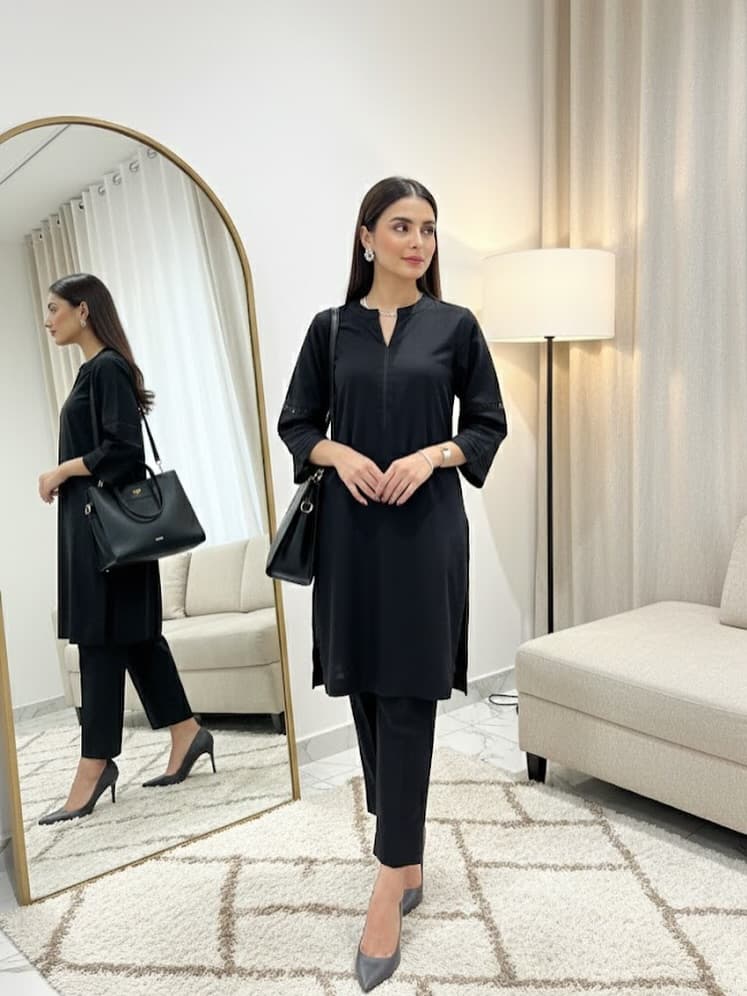 Timeless Black Coord Set